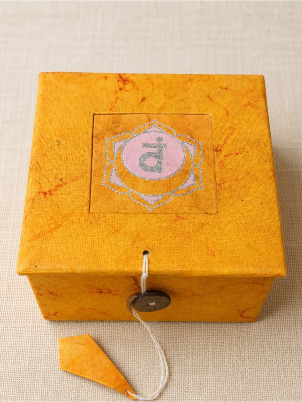 Sacral Chakra Singing Bowl Set ~ Orange Meditation Sound Healing Kit w Box